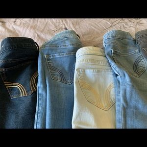 12 pairs of Hollister in used but good condition